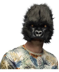 CARETA GORILA PELUCHE CON GOMA