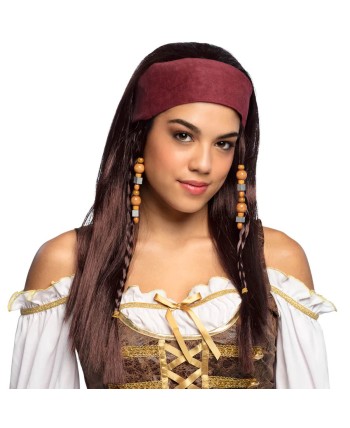 PELUCA Y CINTA PIRATESA