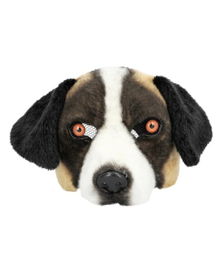 CARETA PERRO PELUCHE CON GOMA