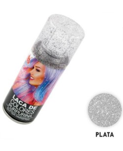 SPRAY PARA EL PELO BRILLANTINA PLATA