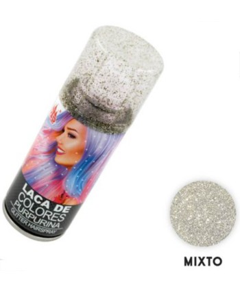 SPRAY PARA EL PELO BRILLANTINA MULTICOLOR