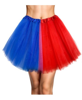 TUTU BICOLOR ROJO Y AZUL