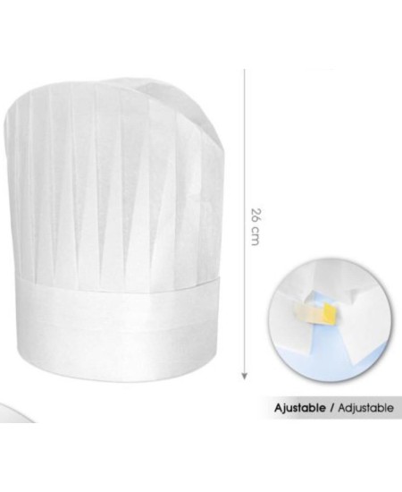 GORRO DE COCINERO FRISELINA ADULTO AUTOAJUSTABLE