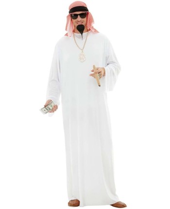 DISFRAZ DE ARABE BLANCO ADULTO