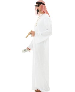 DISFRAZ DE ARABE BLANCO ADULTO 2