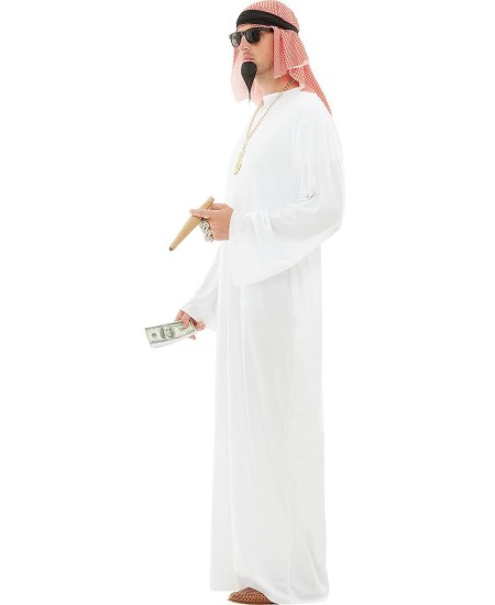 DISFRAZ DE ARABE BLANCO ADULTO