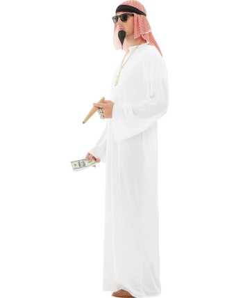 DISFRAZ DE ARABE BLANCO ADULTO