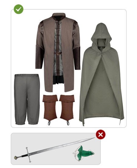 DISFRAZ DE ARAGORN EL SEÑOR DE LOS ANILLOS ADULTO