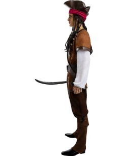 DISFRAZ DE PIRATA MARRON PARA HOMBRE 2