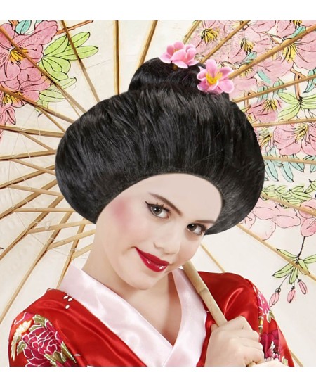 PELUCA GEISHA CON FLOES