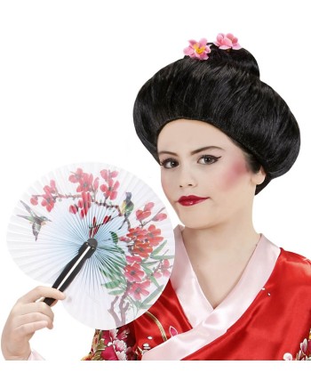 PELUCA GEISHA CON FLOES