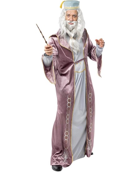 DISFRAZ DE DUMBLEDORE  ARRY POTTER PARA HOMBRE