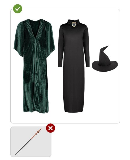 DISFRAZ DE PROFESORA MCGONAGALL HARRY POTTER