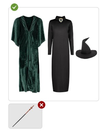 DISFRAZ DE PROFESORA MCGONAGALL HARRY POTTER PARA MUJER