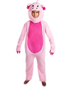 DISFRAZ DE CERDO ROSA PARA ADULTO 2