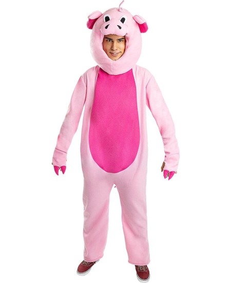 DISFRAZ DE CERDO ROSA PARA ADULTO