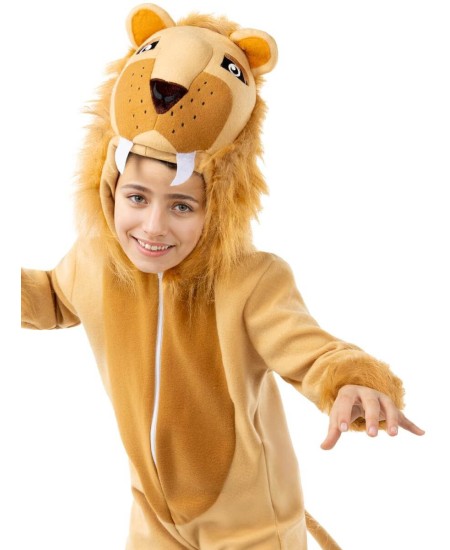 DISFRAZ DE LEON INFANTIL CABEZA