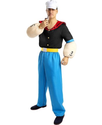 DISFRAZ DE POPEYE PARA HOMBRE