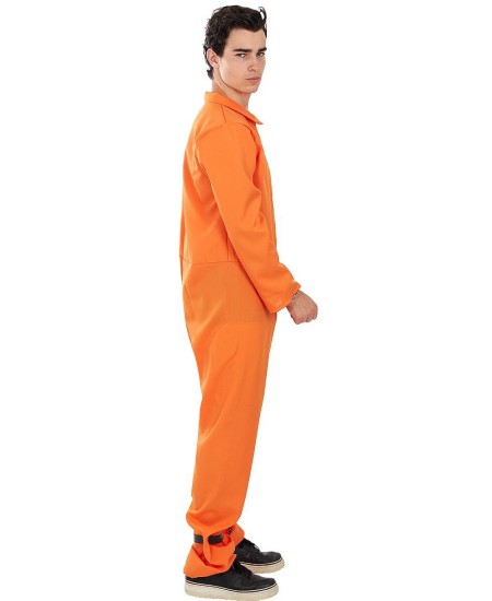 DISFRAZ DE CONVICTO PRESO NARANJA PARA ADULTO