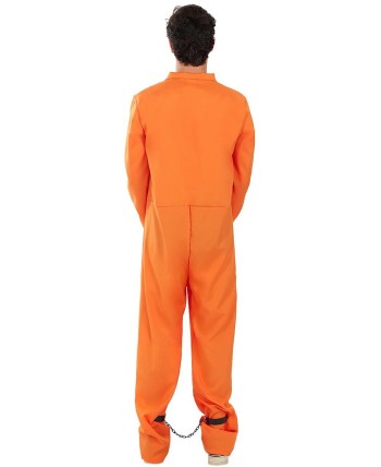 DISFRAZ DE CONVICTO PRESO NARANJA PARA ADULTO