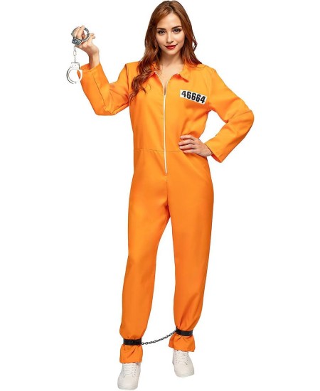 DISFRAZ DE CONVICTO PRESO NARANJA