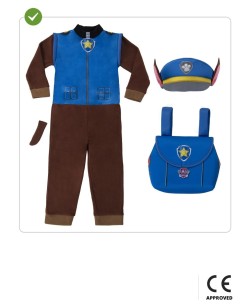 DISFRAZ DE CHASE PATRULLA CANINA PARA NIÑO 2