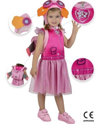 DISFRAZ DE SKYE PATRULLA CANINA INFANTIL