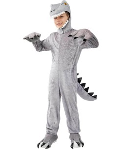 DISFRAZ DE DINOSAURIO T-REX GRIS PARA NIÑO