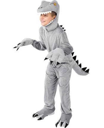 DISFRAZ DE DINOSAURIO T-REX GRIS PARA NIÑO