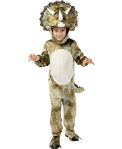 DISFRAZ DE DINOSAURIO TRICERATOPS INFANTIL