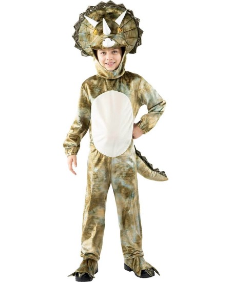 DISFRAZ DE DINOSAURIO TRICERATOPS PARA NIÑO