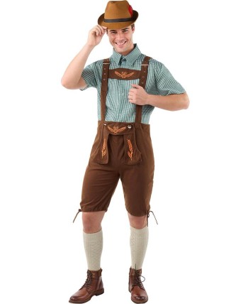 DISFRAZ DE TIROLES HOMBRE CON COMPLEMENTOS