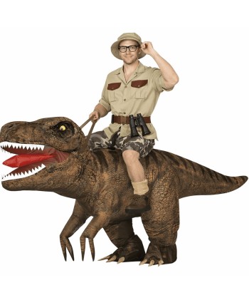 DISFRAZ DE DINOSAURIO HINCHABLE A HOMBROS PARA ADULTO