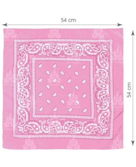 PAÑUELO BANDANA ROSA