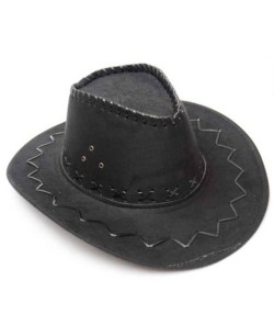 SOMBRERO VAQUERO ADULTO NEGRO