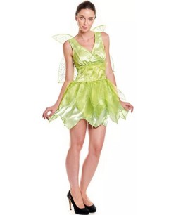 HADA VERDE CAMPANILLA PARA MUJER