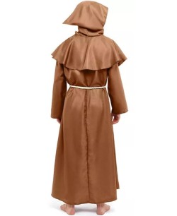 DISFRAZ DE MONJE MARRON PARA HOMBRE 2