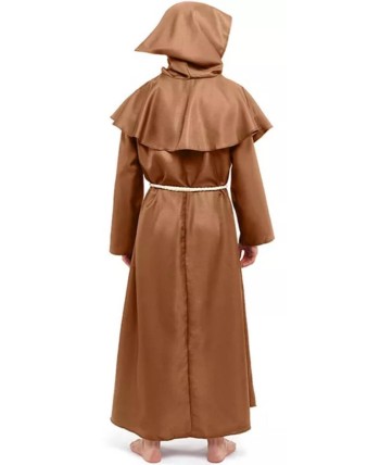 DISFRAZ DE MONJE MARRON PARA HOMBRE