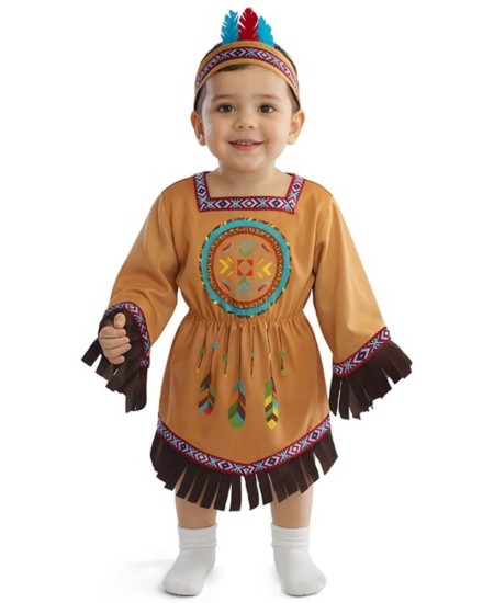 DISFRAZ DE INDIA NIÑA PARA BEBE
