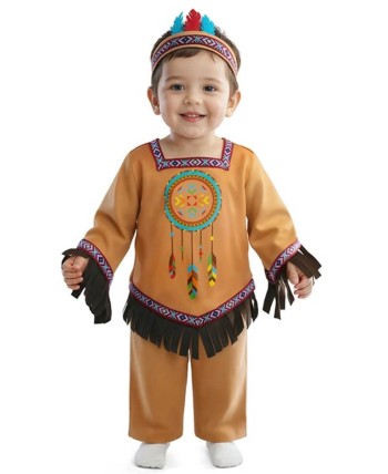 DISFRAZ DE INDIO NIÑO PARA BEBE