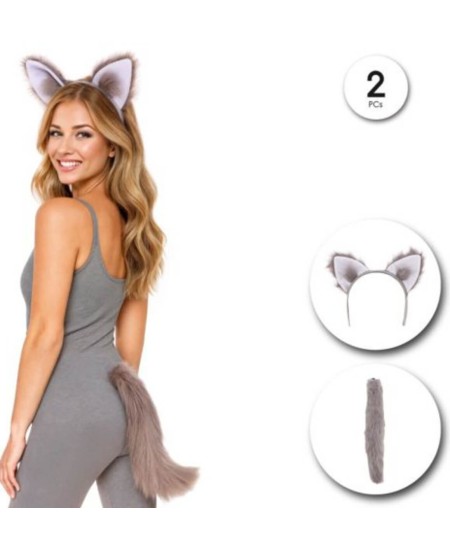 SET LOBO OREJAS Y COLA