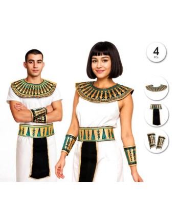 SET EGIPCIO 4 PIECAS TELA