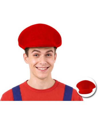 GORRA FONTANERO ROJA ADULTO