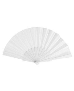 ABANICO BLANCO DE PLASTICO