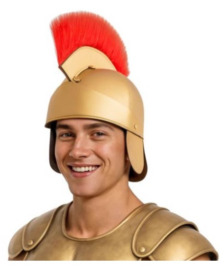 CASCO ROMANO ORO SIMILPIEL