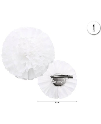 CLAVEL BLANCO CON PINZA E IMPERDIBLE