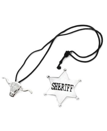 SET ESTRELLA Y  CORBATA SHERIFF PLATA