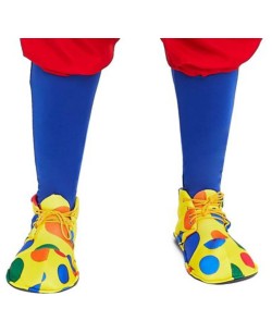 ZAPAPTO DE PAYASO INFANTIL AMARILLO TOPOS