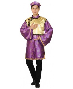 DISFRAZ DE CHINO MORADO PARA HOMBRE