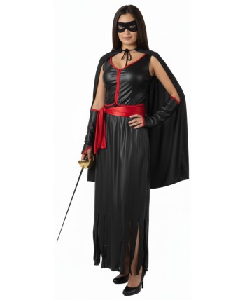 DISFRAZ DE ZORRO BANDIDA PARA MUJER